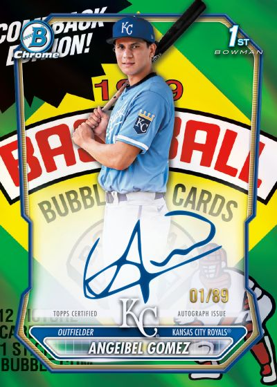 Angeibel Gomez 2026 Bowman Chrome 1st Bowman autograph card